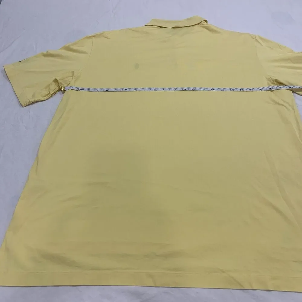 Polo Golf Ralph Lauren Preppy Classic Mens XL Tiburon Naples Logo Pima Cotton